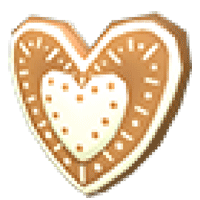 Gingerbread Heart Flying Disc  - Uncommon from Christmas 2021